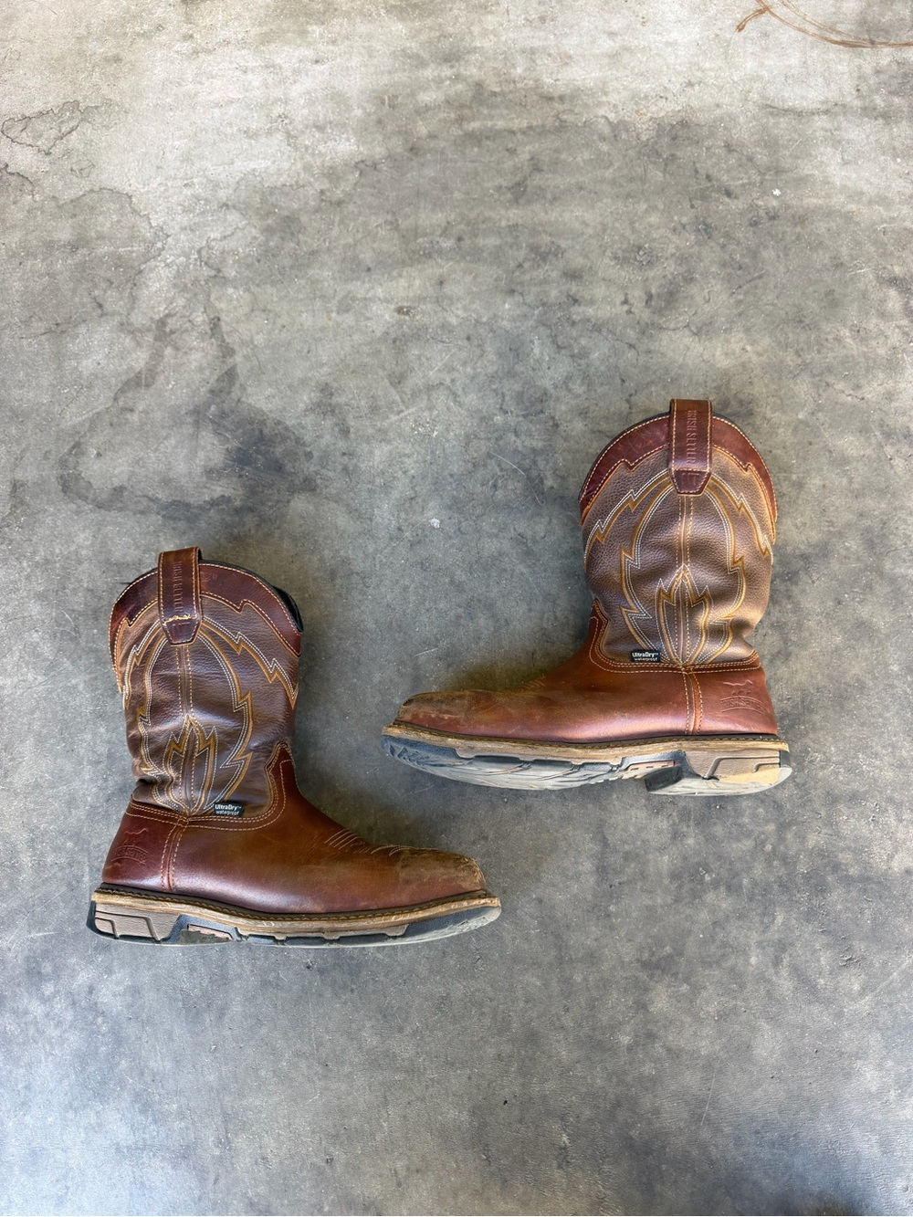 Red Wing Boots Irish Setter Marshall Waterproof Composite Toe Pullon Boots Men 8